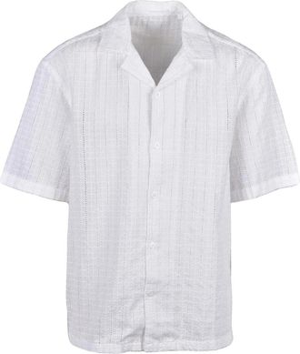 BOSS White Cotton Shirt