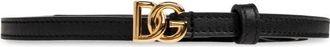 Dolce & Gabbana Leather belt - female - Dolce & Gabbana - Belts - Black - 80 CM - Accessories