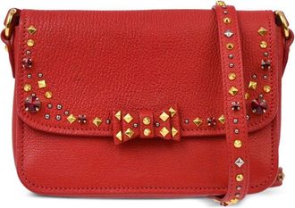Miu Miu Borsa a tracolla con borchie anni 2000 - Rosso