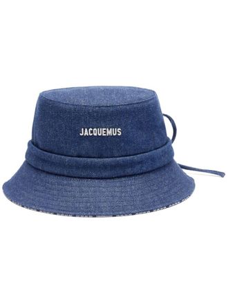 Jacquemus Cappello bucket Le Bob Gadjo - Blu