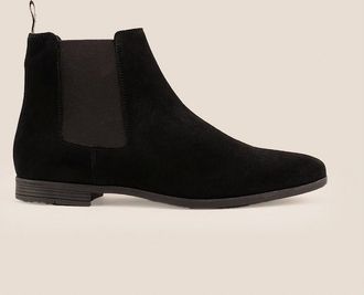 Oswin Hyde Mens Darwin Black Suede - Size: 11