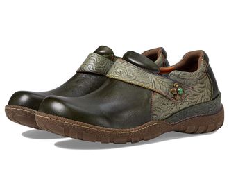 L'Artiste by Spring Step Gyarados Womens Shoes Olive : EU 37 (US Womens 6.5-7) M, Leather