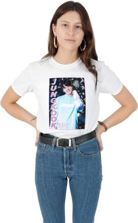 Sanfran Clothing Sanfran - Jungkook Homage Top Fashion Kpop Kookie Jungshook T-Shirt - Medium/White