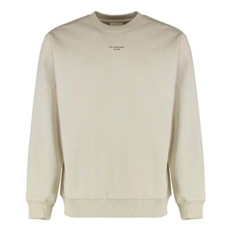 Dr&ocirc;le de Monsieur Hoodies & sweatvesten, Heren, Beige, S, Katoen, Sweatshirt Slogan Classique