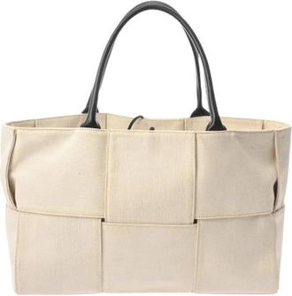 Bottega Veneta Pre-owned Tote Bags, female, Beige, Size: ONE SIZE Pre-owned Tote bag