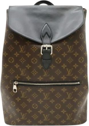 Louis Vuitton Pre-owned Monogram Macassar Rugzak - Dames - Vintage Rugzakken - Bruin - ONE Size - Leer - Vintage