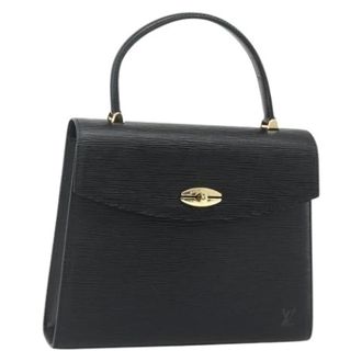 Louis Vuitton Pre-owned Handbags, female, Black, Size: ONE SIZE Pre-owned Malesherbes Hand Bag