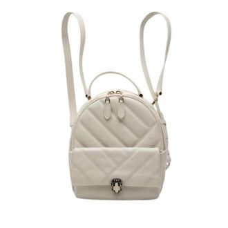 Bulgari Pre-owned Backpacks, female, Beige, Size: ONE SIZE Pre-owned Vintage Backpack
