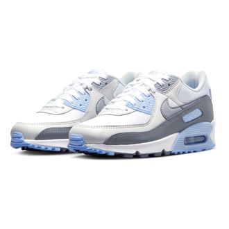 Nike Nike Womens Air Max 90 White/Wolf Grey-Photon Dust (FB8570 100), White/Wolf Grey-photon Dust-cobalt Bliss, 6.5 UK