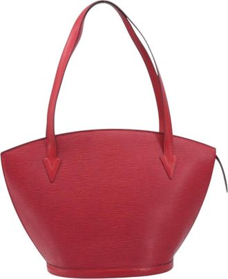 Louis Vuitton Saint Jacques Epi Leather Red Leather Handbag (Pre-Owned)