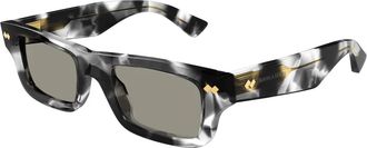 Bottega Veneta Squared Zonnebrillen - Dames - Zonnebrillen - Veelkleurig - ONE Size - Accessoires