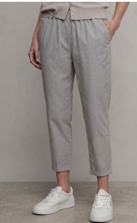 Lareida Leo Ankle Pants In Night Blue White