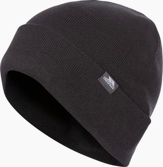 Trespass Unisex Adult Crackle Reflective Beanie - Black - Size: ONE size