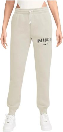 Nike Trainingsbroek met Logo - Dames - Trainingsbroeken - Wit - M - Fitness