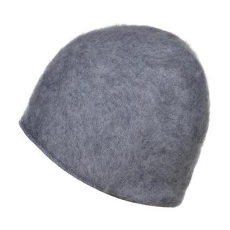 Seeberger Cashmere Headsock - unisex - Hoeden - Grijs - ONE Size - Kasjmier - Accessoires