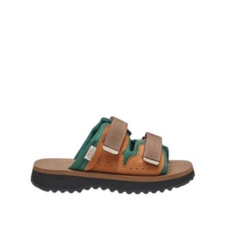 Suicoke Sliders, female, Brown, Size: 9 US Unisex Mogi Sandals