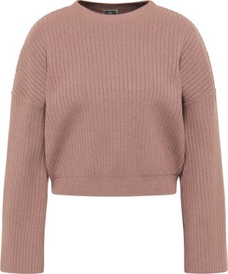 Dreimaster Dreimaster Gebreide trui incus Dames taupe