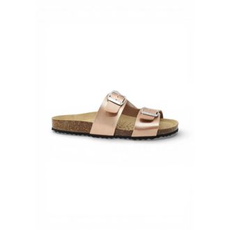 Geox Schoenen, Dames, Roze, 36 EU, Leer, Slider