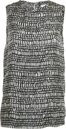 Max Mara Top con stampa - Nero