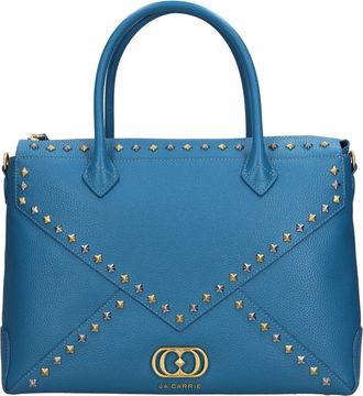 La Carrie Frivole Handtas - Dames - Handtassen - Blauw - ONE Size - Leer - Tassen
