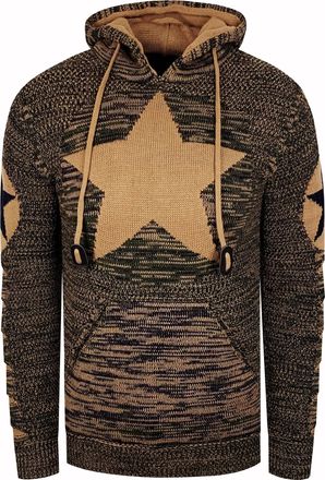 Rusty Neal Grof gebreide hoodie