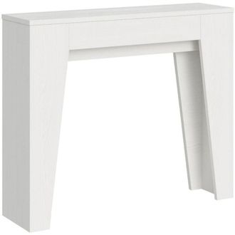 Itamoby Consolle allungabile - narrow - Colore: Bianco Frassino - Dimensioni: 90x25/181