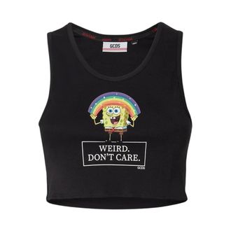 GCDS Gcds, unisex, Top, Nero, S, new