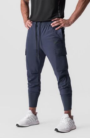 ASRV Tetra-Lite Cargo High Rib Water Repellent Jogger in Navy at Nordstrom, Size X-Small