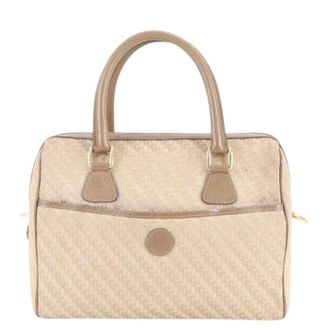 Gucci Pre-owned Handbags, female, Beige, Size: ONE SIZE Pre-owned Vintage Tote Bag