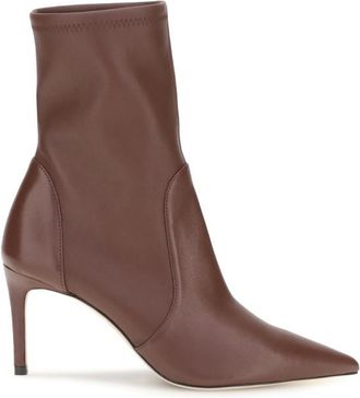 Stuart Weitzman Brown Leather Ankle Boots