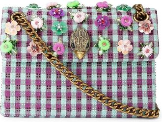Kurt Geiger Mini Kensington Flower Bag - Dames - Schoudertassen - Veelkleurig - ONE Size - Pailletten - Tassen