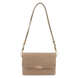 Pourchet Dames, Tassen, Beige, Maat: ONE Size Leer