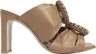 L37 Heeled Mules - Dames - Muiltjes - Bruin - 36 EU - Schoenen