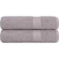 OEM Toallas De Ba&ntilde;o Frogn, Juego De 2, Gris, 100 X 150 Cm, 360 G/m&sup2; - Crezuo