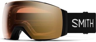 Smith I/O MAG XL Snow Goggles in Black /Photochromic Gold at Nordstrom, Size Medium