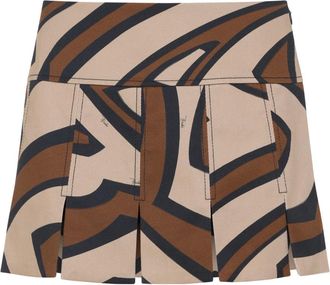 Pucci Rokken, Dames, Veelkleurig, S, Katoen, Metallic Minirok