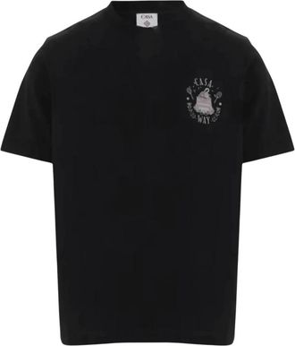 Casablanca Hombre, Camisetas, Negro, Talla: L