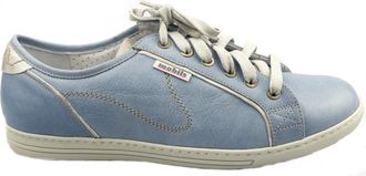 Mephisto Cloud Blue Leren Sneaker voor Dames - Dames - Sneakers - Blauw - 37 EU - Leer - Schoenen
