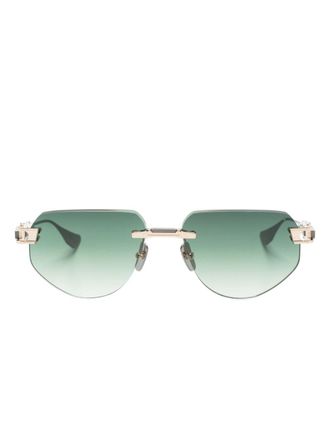 Dita Eyewear Grand-Imperyn geometric-frame sunglasses - Green