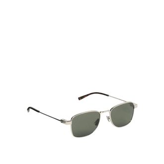 Saint Laurent Accessoires, Heren, Grijs, ONE Size, Stijlvolle Zonnebril met Metalen Frame