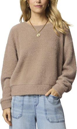 Splendid Fallon Fuzzy Crewneck Pullover