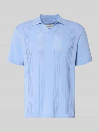 Armedangels Armedangels Relaxed Fit Poloshirt aus reiner Baumwolle in Hellblau, Gr&ouml;&szlig;e XXL