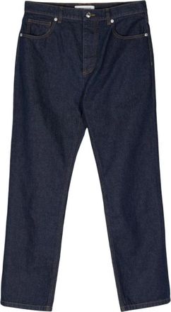 Maison Kitsun&eacute; Straight Denim Jeans - Heren - Regular Fit Jeans - Blauw - W31 - Denim - Jeans