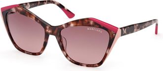 Guess GM0832 74T Womens Sunglasses Tortoiseshell Size 59