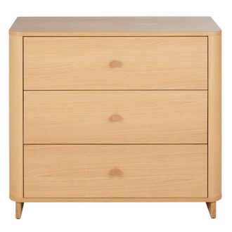Maisons du monde C&oacute;moda de madera clara de 3 cajones 92 cm