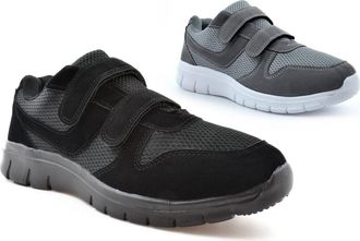 Generic Mens Wide Trainers Mens Touch Fastening Shoes Size 6 Boys Trainer Size 9 Lightweight Trainers Wide Fit Shoes Touch Fastening Shoe Lightweight Trainer 