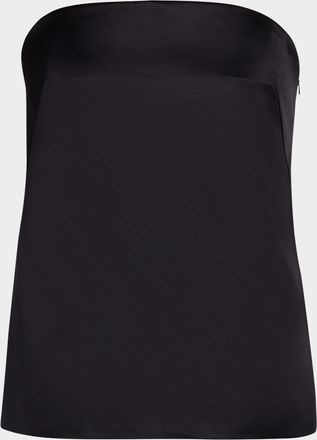 A.L.C. Ani Strapless Satin Top