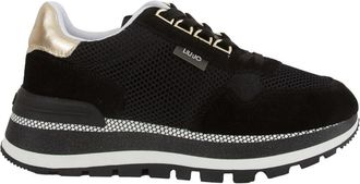 Liu Jo Zwarte Sneaker Schoenen - Dames - Sneakers - Zwart - 41 EU - Leer - Schoenen