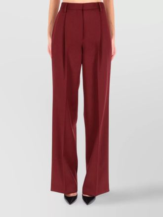 Dries Van Noten wool wide-leg trousers