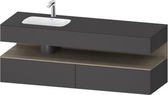 Duravit Qatego Lavabo Encastrado Con Base De Lavabo Consola, - Duravit